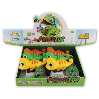 Obrázek z Chameleon vyplazující jazyk 22cm, plast, 3dr (6) 